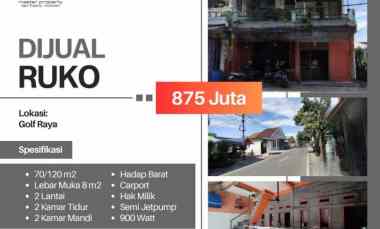 dijual ruko gudang kantor golf raya