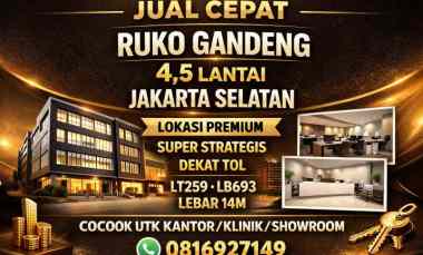 dijual ruko gudang kantor jakarta selatan