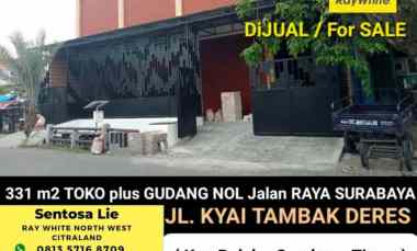 dijual ruko gudang kantor jalan kyai tambak deres