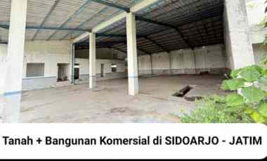 Dijual 5100 m2 Ex Showroom Truck Jalan Raya Kletek - Taman - Sidoarjo