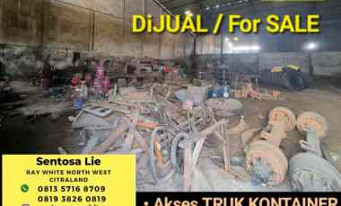 dijual ruko gudang kantor jalan raya margomulyo