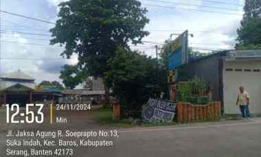 dijual ruko gudang kantor jalan raya serang