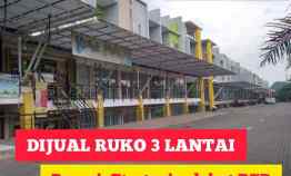RUKO Murah 3 Lantai Strategis Pinggir Jalan Raya dekat BSD