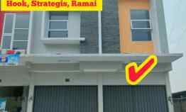 dijual ruko gudang kantor jalan raya serpong cisauk