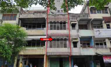 dijual ruko gudang kantor jl akmal no 830 kel pasar