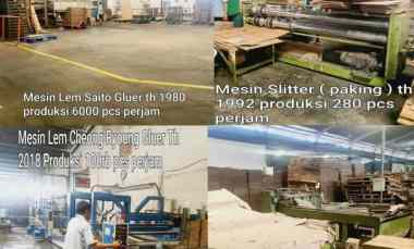 Jual Pabrik Karton Aktif Siap Pakai di Jalan Daan Mogot Kota Jakarta B