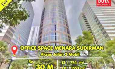 dijual ruko gudang kantor jl jend sudirman
