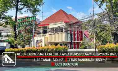 dijual ruko gudang kantor jl melawai kebayoran baru