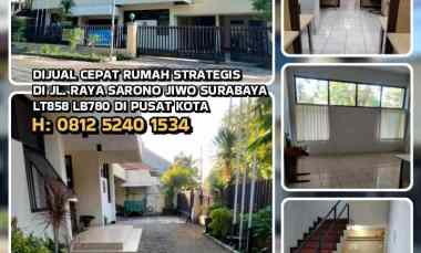 dijual ruko gudang kantor jl raya sarono jiwo