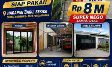 dijual ruko gudang kantor jl wahab affan