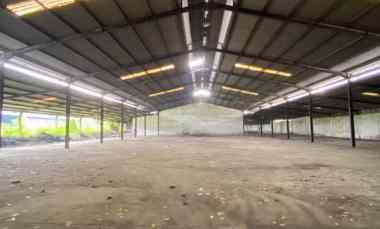 Dijual Gudang Bekas Pabrik, Akses Container di Kaliabang Bekasi