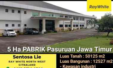 dijual ruko gudang kantor kawasan industri pasuruan