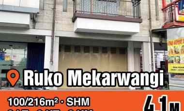dijual ruko gudang kantor komplek mekarwangi