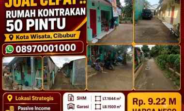 dijual ruko gudang kantor kota wisata cibubur gunung