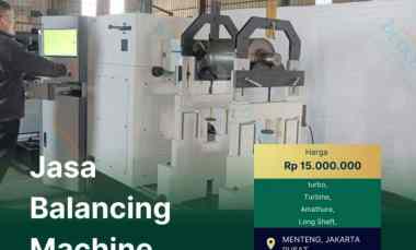 Balancing Machine For Turbo Turbine, Amathure, Long Shaft