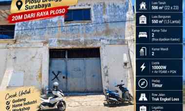 dijual ruko gudang kantor ploso
