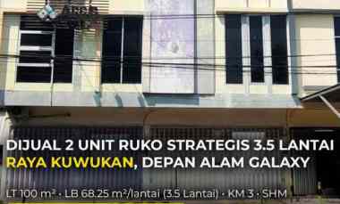 dijual ruko gudang kantor raya kuwukan
