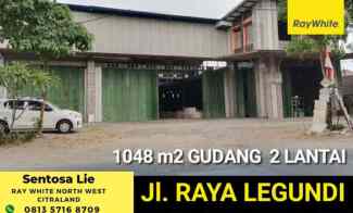 Dijual 1048 m2 Gudang Raya Legundi - Driyorejo - Gresik - Jatim -SHM