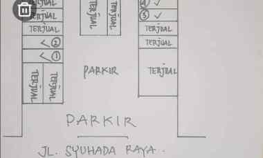 dijual ruko gudang kantor syuhada