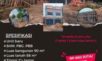 Dijual Ruko Palembang 5 Unit Ruko Baru di Talang Buruk