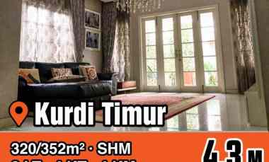 dijual rumah 2 lantai nyaman di kurdi timur