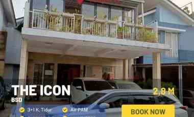 dijual rumah 3 lt di the icon bsd
