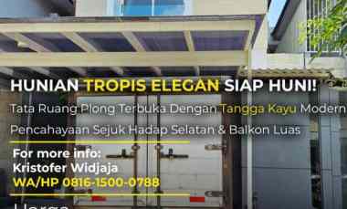 Dijual Rumah Siap Huni Graha Natura Surabaya Barat Dimensi 7x20 SHM Ha