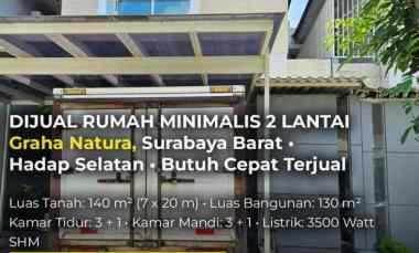 Dijual Rumah Graha Natura Wiyung Surabaya Barat 3 Kamar Tidur