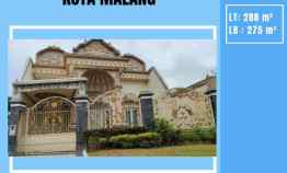 Rumah Luas Mewah Classic Modern Full Furnished Nyaman di Araya Malang