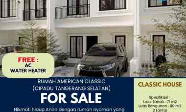 Rumah Cluster Baru Dijual di Jalan Garuda Jurang Mangu Bintaro