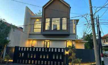 Rumah Scandinavian Ada Rooftop Garden Babatan Pantai Surabaya Timur