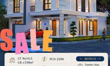 Babatan Pantai Rumah Hook American Clasic Row 3 mobil Lebar 8