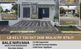 Rumah Semarang 42/223 Bale Nirvana Ngaliyan dekat Permata Puri dan BSB