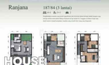 dijual rumah bambu apus jakarta timur