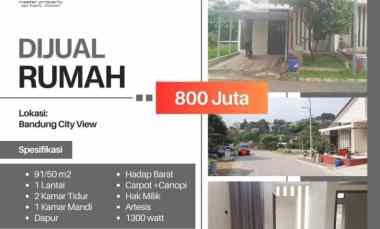 dijual rumah bandung city view