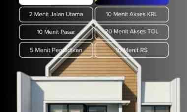 dijual rumah baru singosari malang pinggir jalan aspal