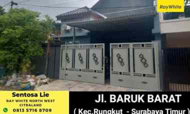 Dijual Rumah Baru jl. Baruk Barat - Kedung Baruk - Rungkut Surabaya