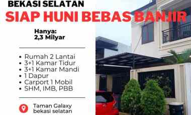 dijual rumah bekasi selatan kota bekasi