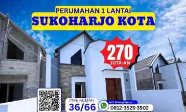 dijual rumah bendosari sukoharjo