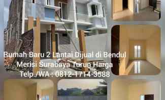 Rumah Dijual Bendul Merisi Surabaya Baru 2 Lantai Turun Harga