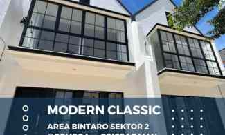 Rumah Klasik Modern Baru Siap Huni dekat Bintaro Sektor 2