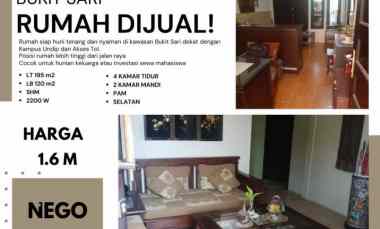 dijual rumah bukit sari