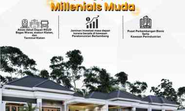 Jual Rumah Minimalis Elegan Luas Type 50/80 Cuma 400 Jutaan di Klaten