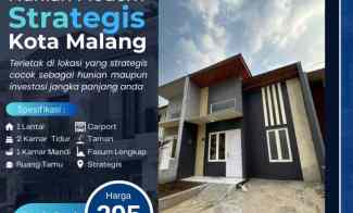 Rumah Nuansa Villa Lokasi Strategis di Cemorokandang Kota Malang