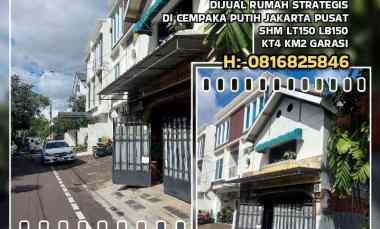 dijual rumah cempaka putih jakarta pusat