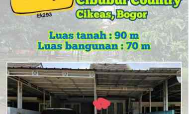 dijual rumah cibubur country rumah siap huni dan rapi