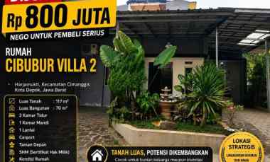 dijual rumah cibubur villa 2