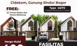 Dijual Rumah Cluster Ready Stock Design Skandinavian di Gunung Sindur