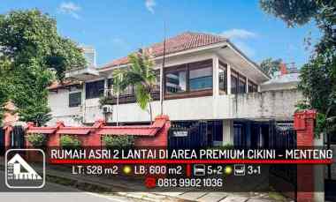 Rumah Asri di Area Komersial Cikini, Menteng, Jakarta Pusat