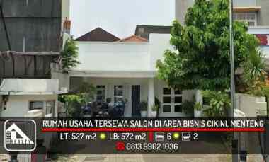Rumah Usaha Tersewa Salon di Cikini, Menteng, Jakarta Pusat